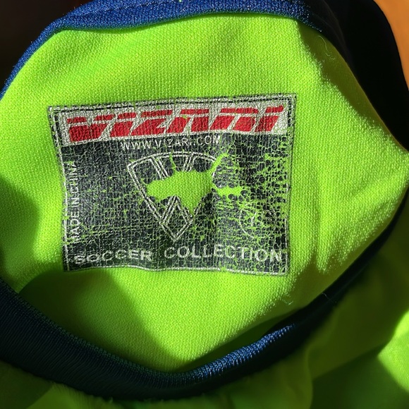 ⚽️🥅Vizari Padova GK Soccer Goalkeeper Jersey size youth small, padded sleeves - Picture 4 of 5